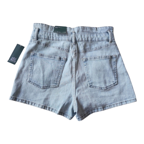 Wild Fable High-Waisted Light Blue Denim Shorts NWT 10 - Picture 4 of 7